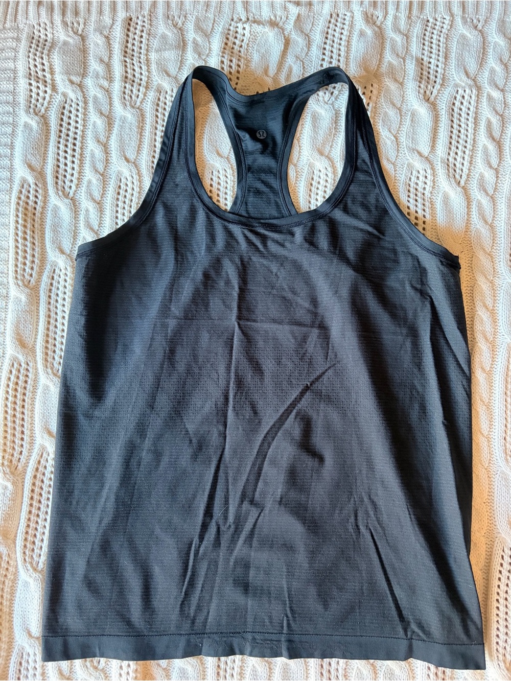 lululemon athletica Black Racerback Performance Tank